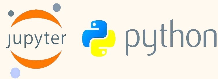 логотип Jupyter Notebook и Python
